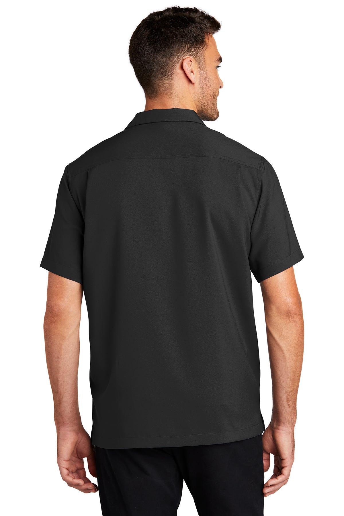 port authority_w400 _black_company_logo_button downs