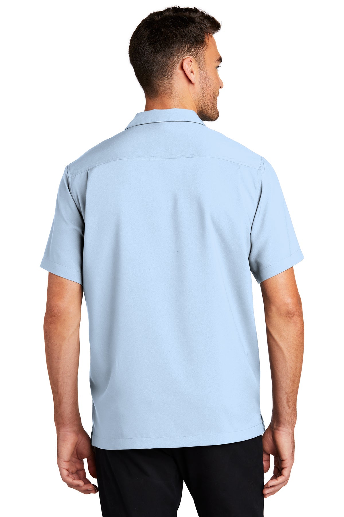 port authority_w400 _cloud blue_company_logo_button downs