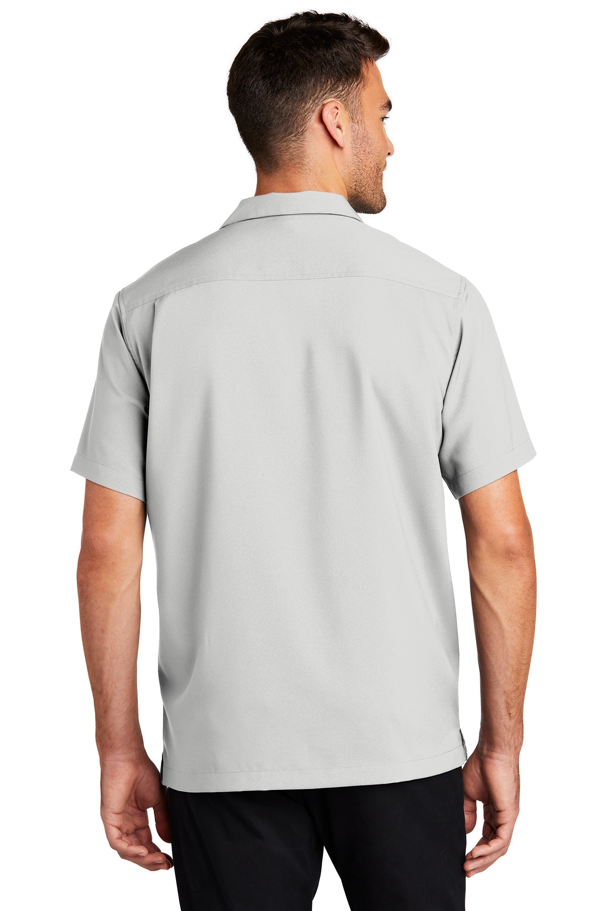 port authority_w400 _silver_company_logo_button downs