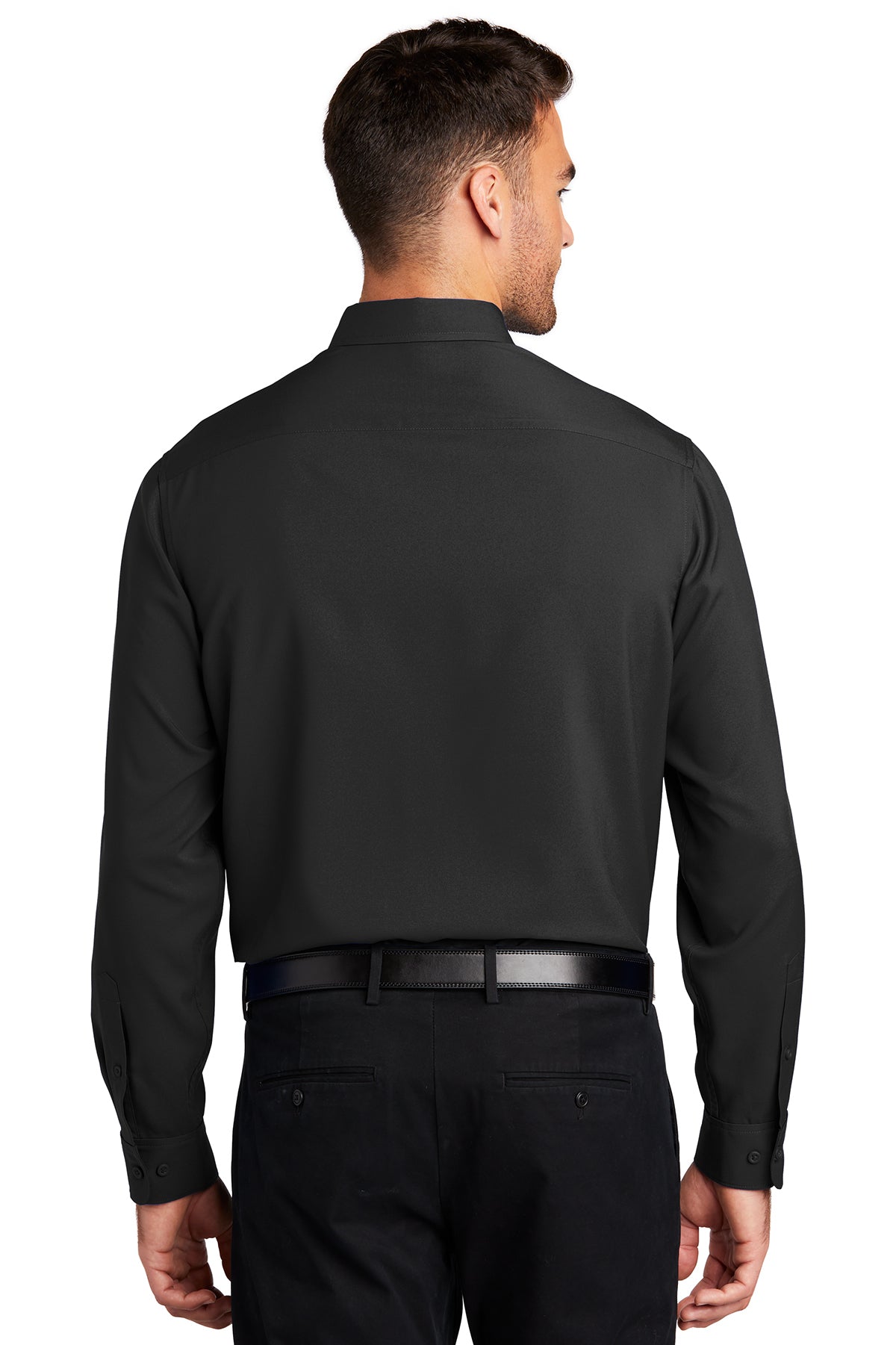 port authority_w401 _black_company_logo_button downs