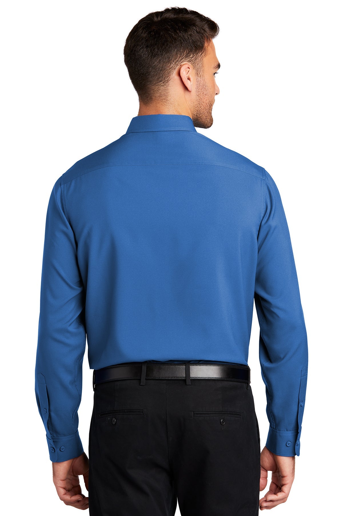 port authority_w401 _true blue_company_logo_button downs