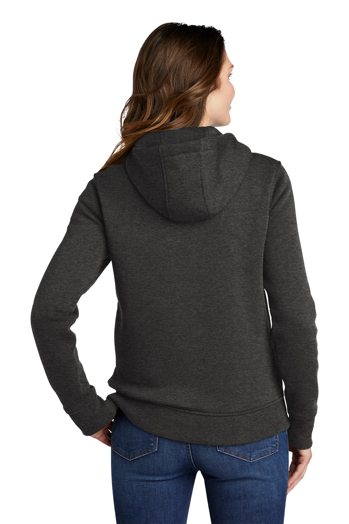Carhartt Womens Clarksburg Full-Zip Custom Hoodies, Carbon Heather [Black's Valley AG]