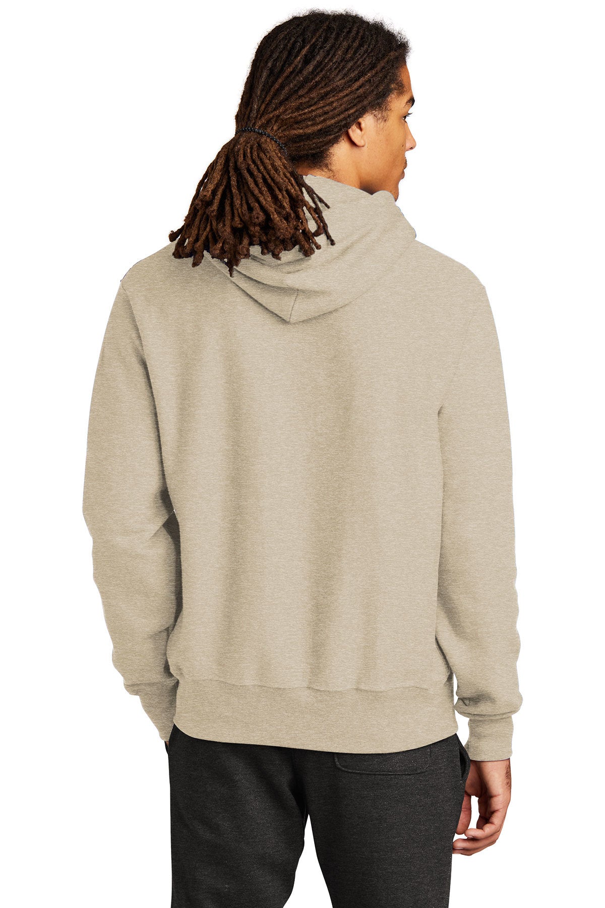 Champion Reverse Weave Hooded Sweatshirt S101 Oatmeal Heather