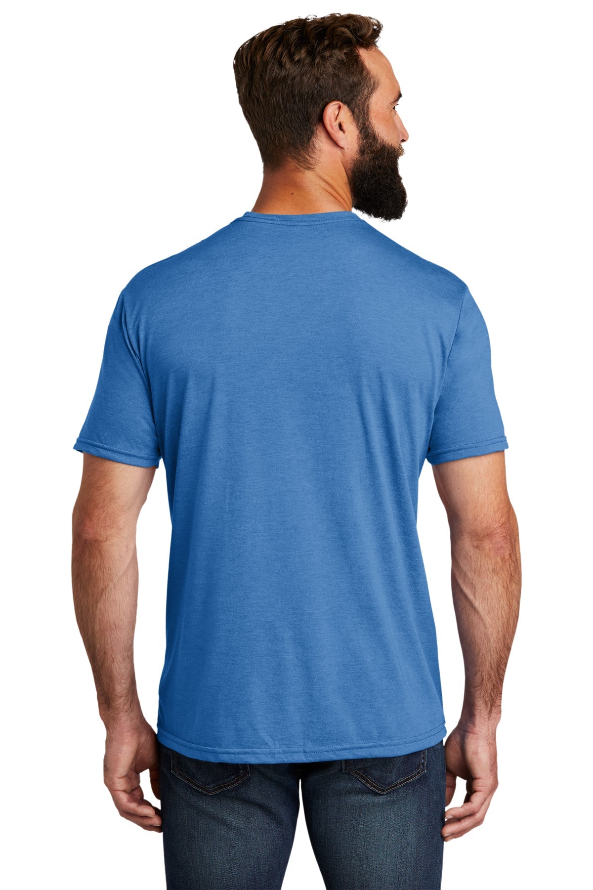 Allmade Unisex Tri-Blend Custom Tee, Azure Blue [Tahoma Education Association]