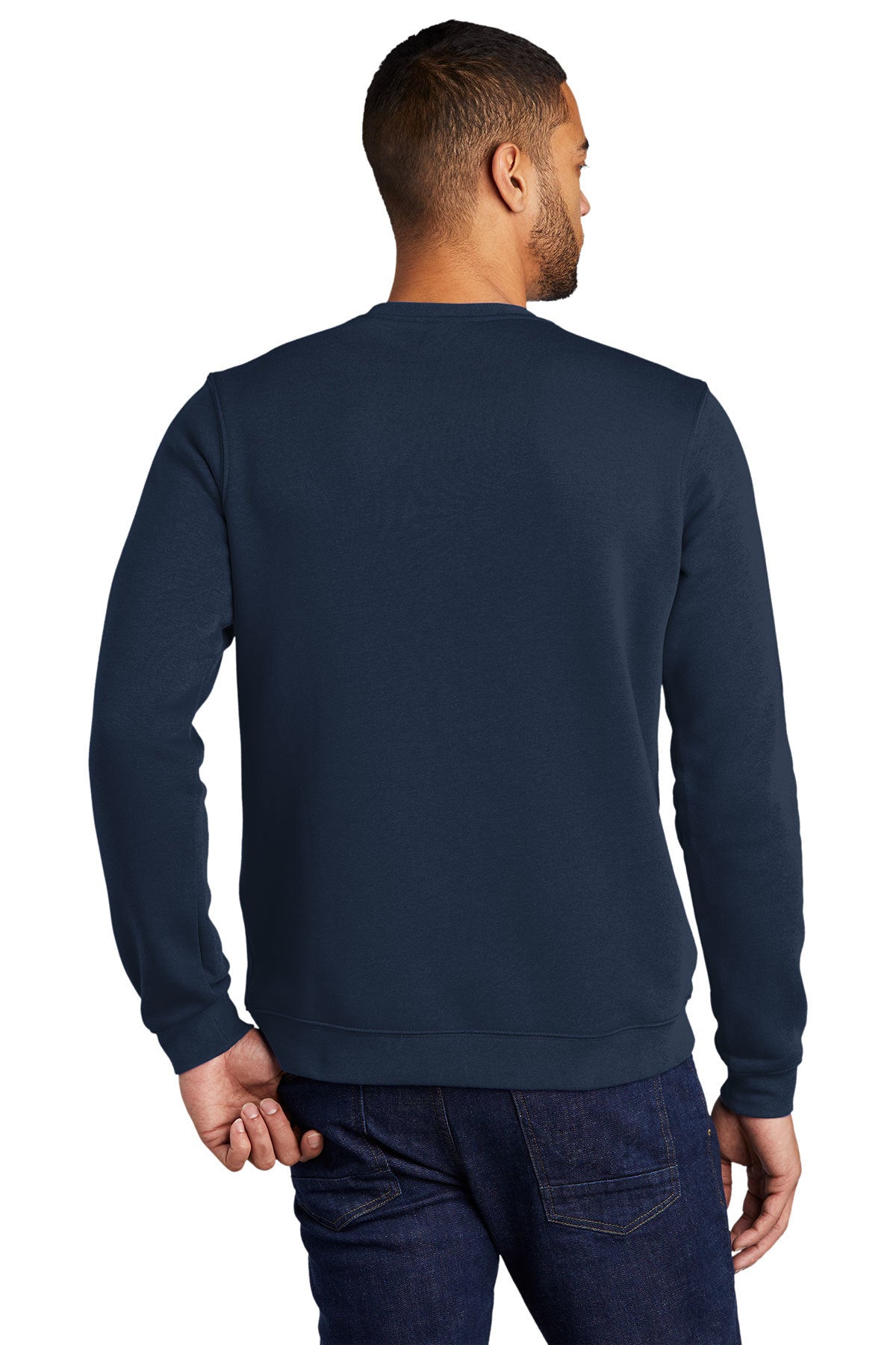 Nike Club Fleece Custom Crews, Navy
