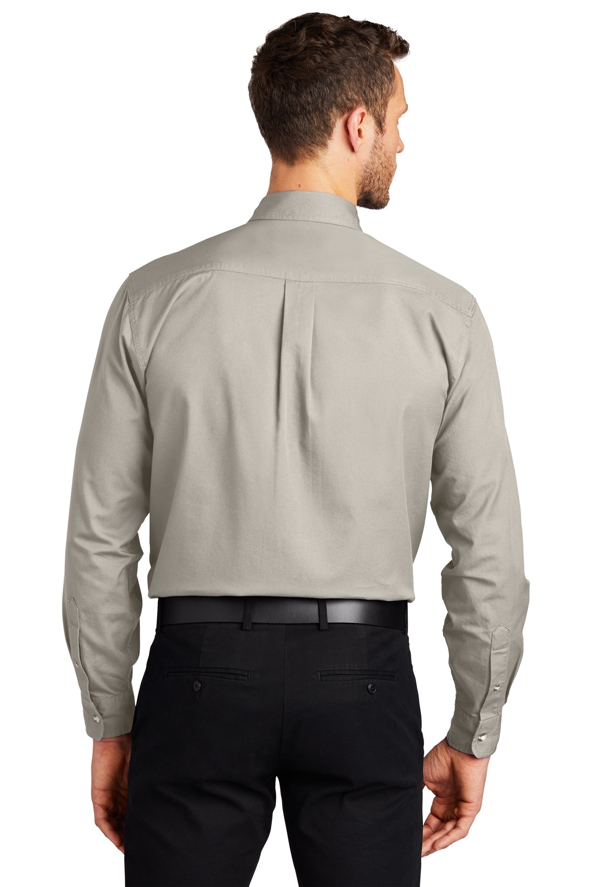 Port Authority Long Sleeve Custom Twill Shirts, Stone [St Louis Music]