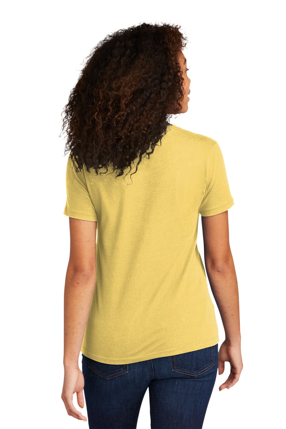 Next Level Women's Cotton Boyfriend Custom Tee's, Banana Cream