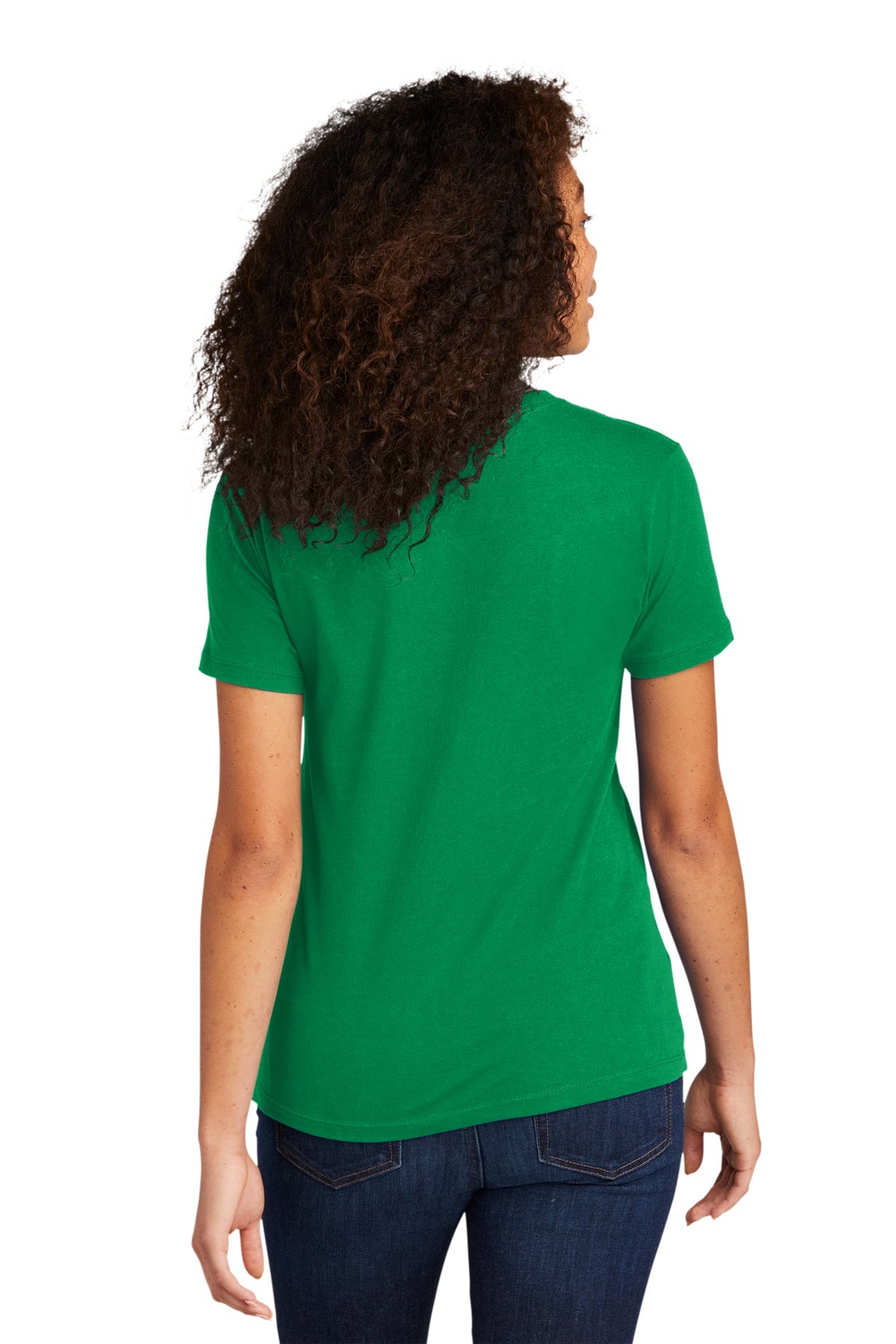 Next Level Women's Cotton Boyfriend Custom Tee's, Kelly Green