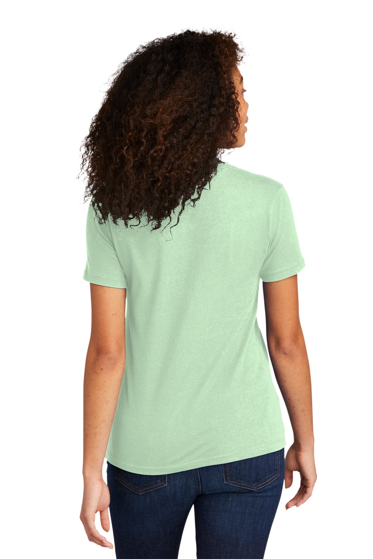 Next Level Women's Cotton Boyfriend Custom Tee's, Mint