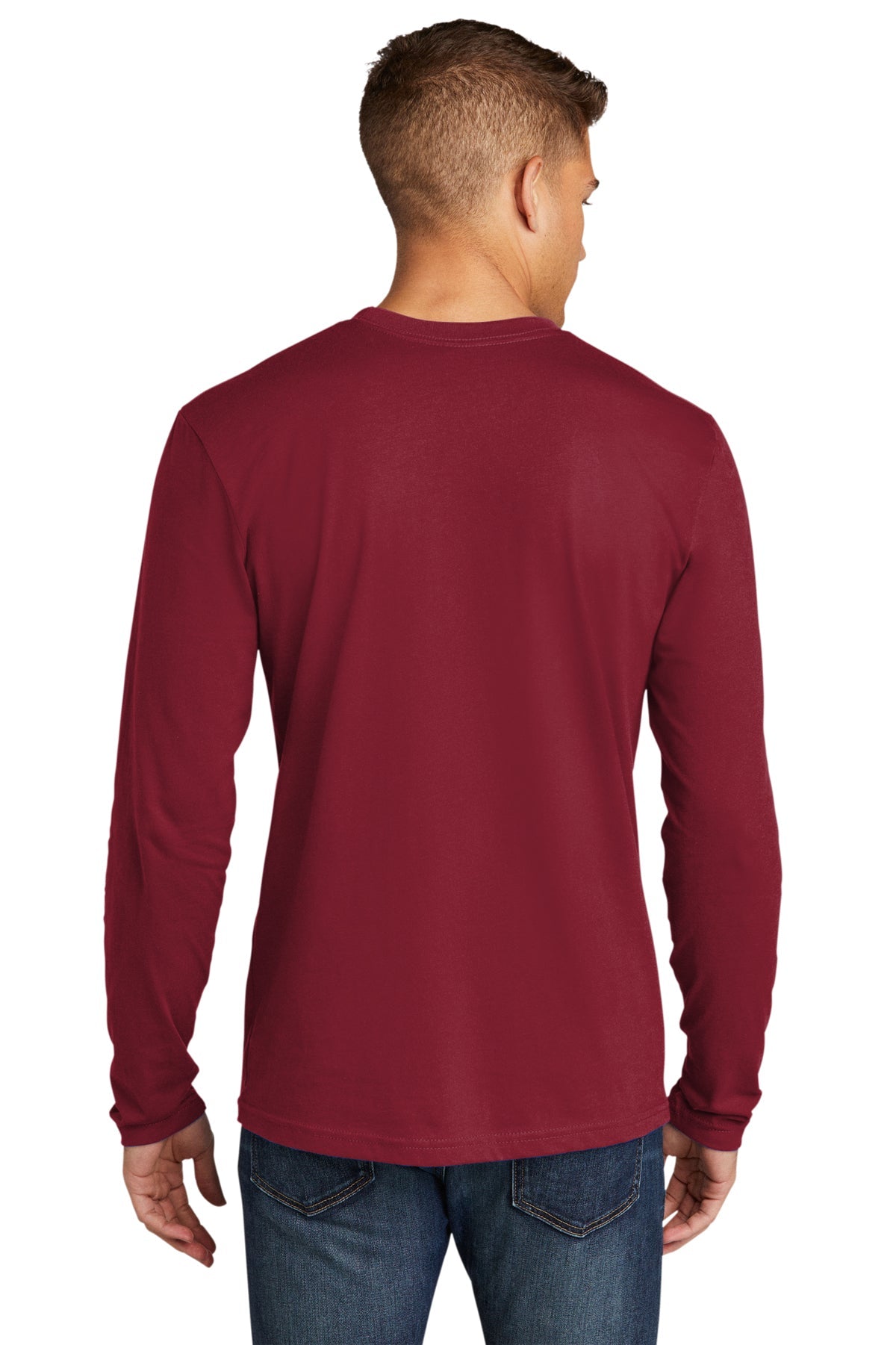 Next Level Cotton Long Sleeve Customized Tee's, Cardinal