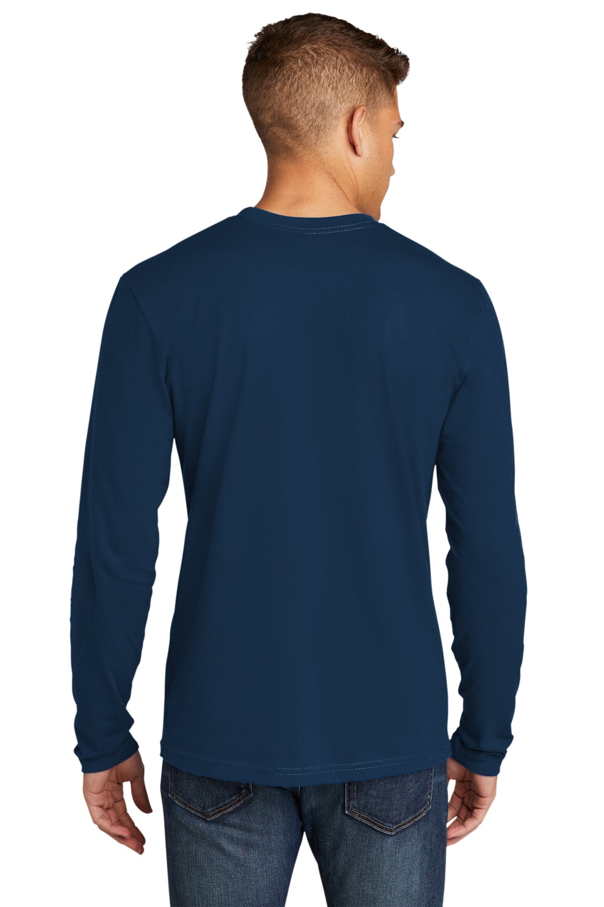 Next Level Cotton Long Sleeve Customized Tee's, Cool Blue