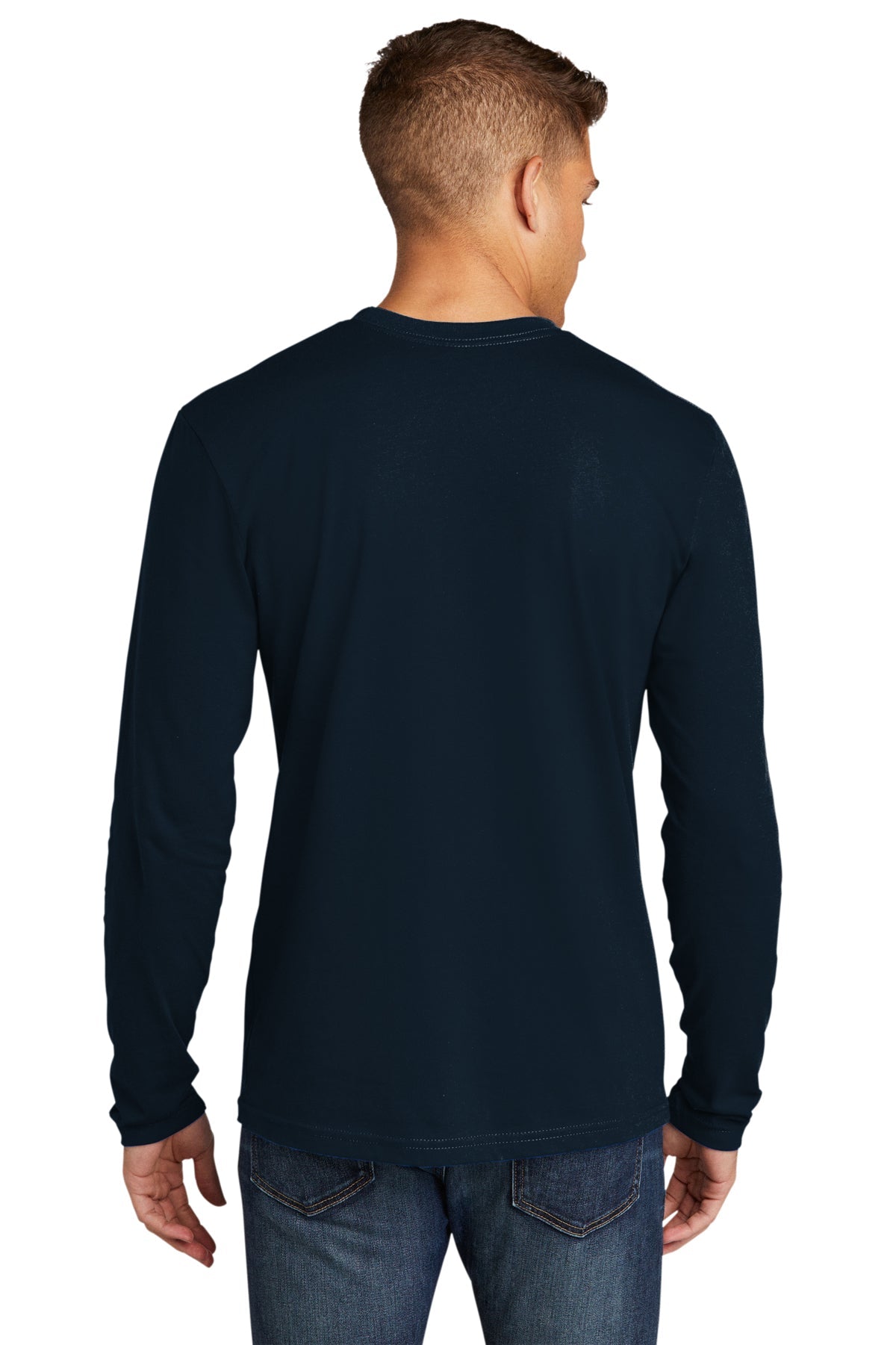 Next Level Cotton Long Sleeve Customized Tee's, Midnight Navy