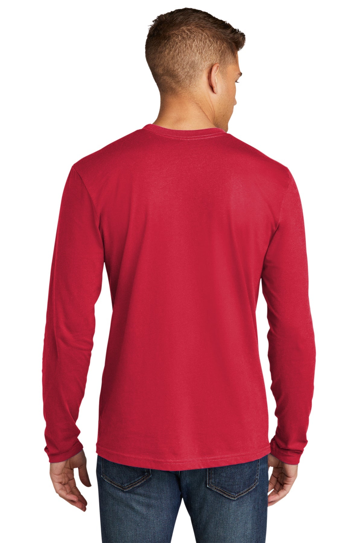 Next Level Cotton Long Sleeve Customized Tee's, Red