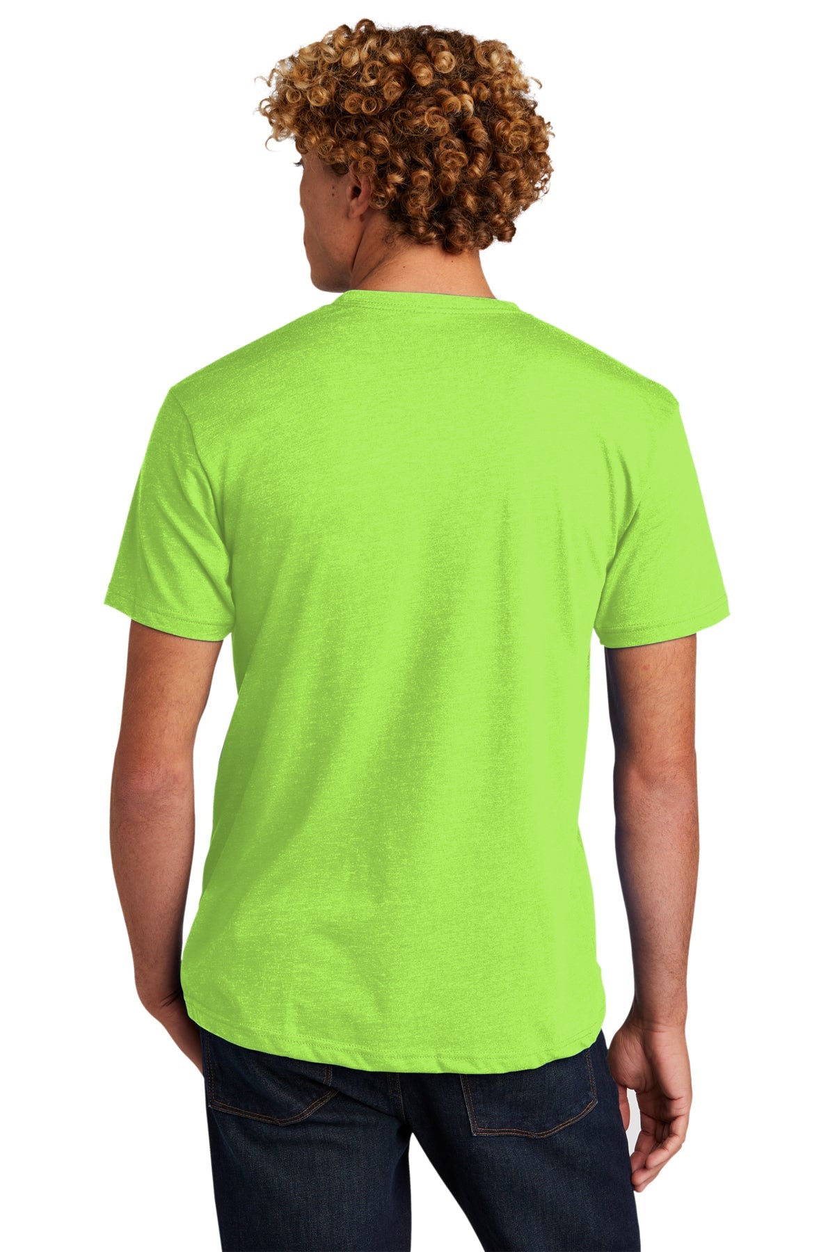 Next Level Unisex CVC Customized T-Shirts, Neon Green