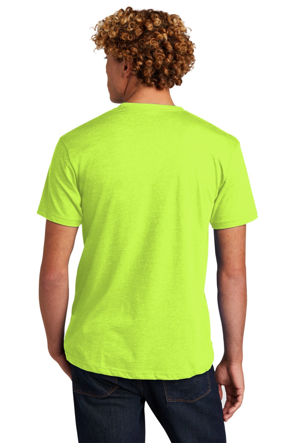 Next Level Unisex CVC Customized T-Shirts, Neon Yellow