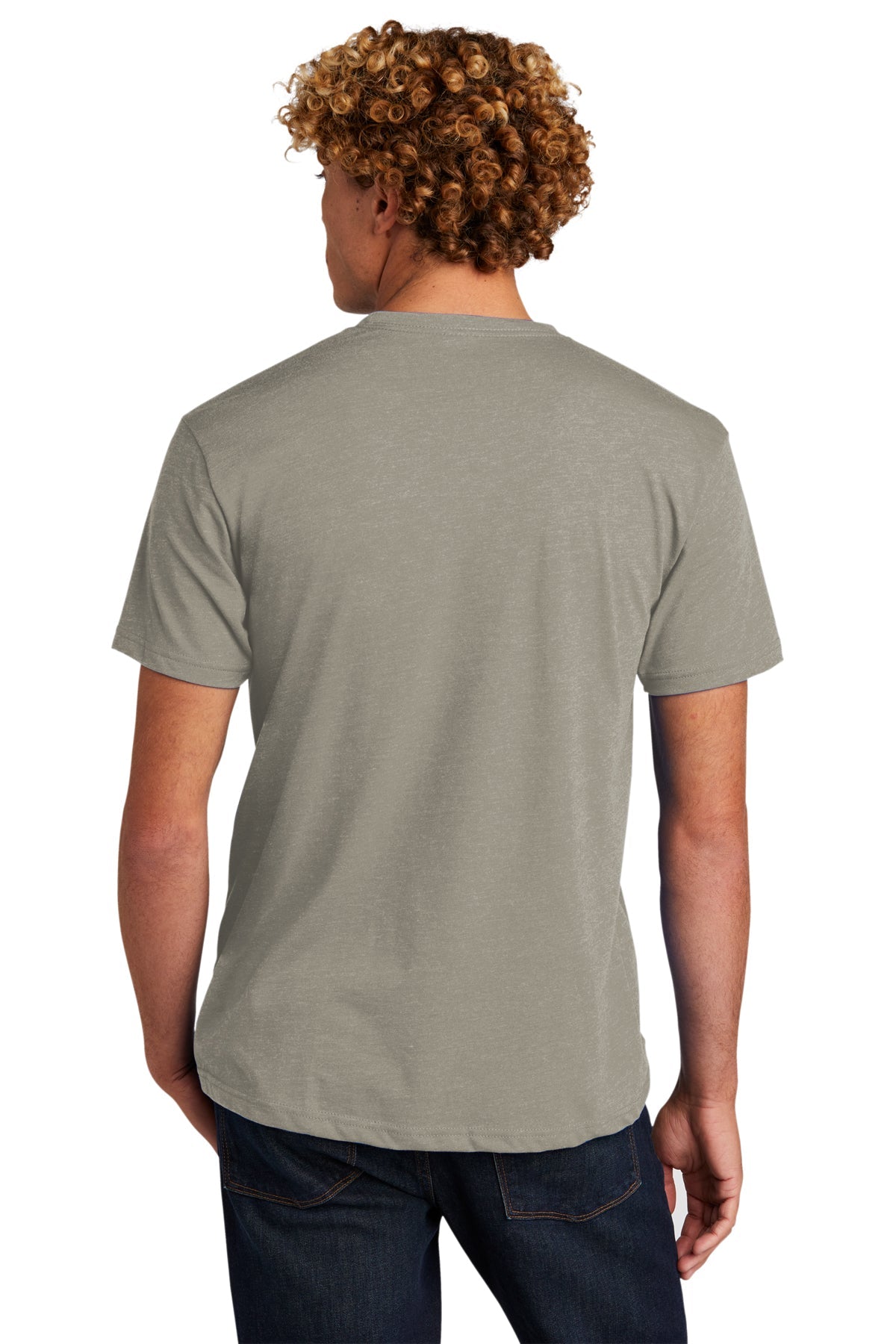 Next Level Unisex CVC Customized T-Shirts, Stone Gray