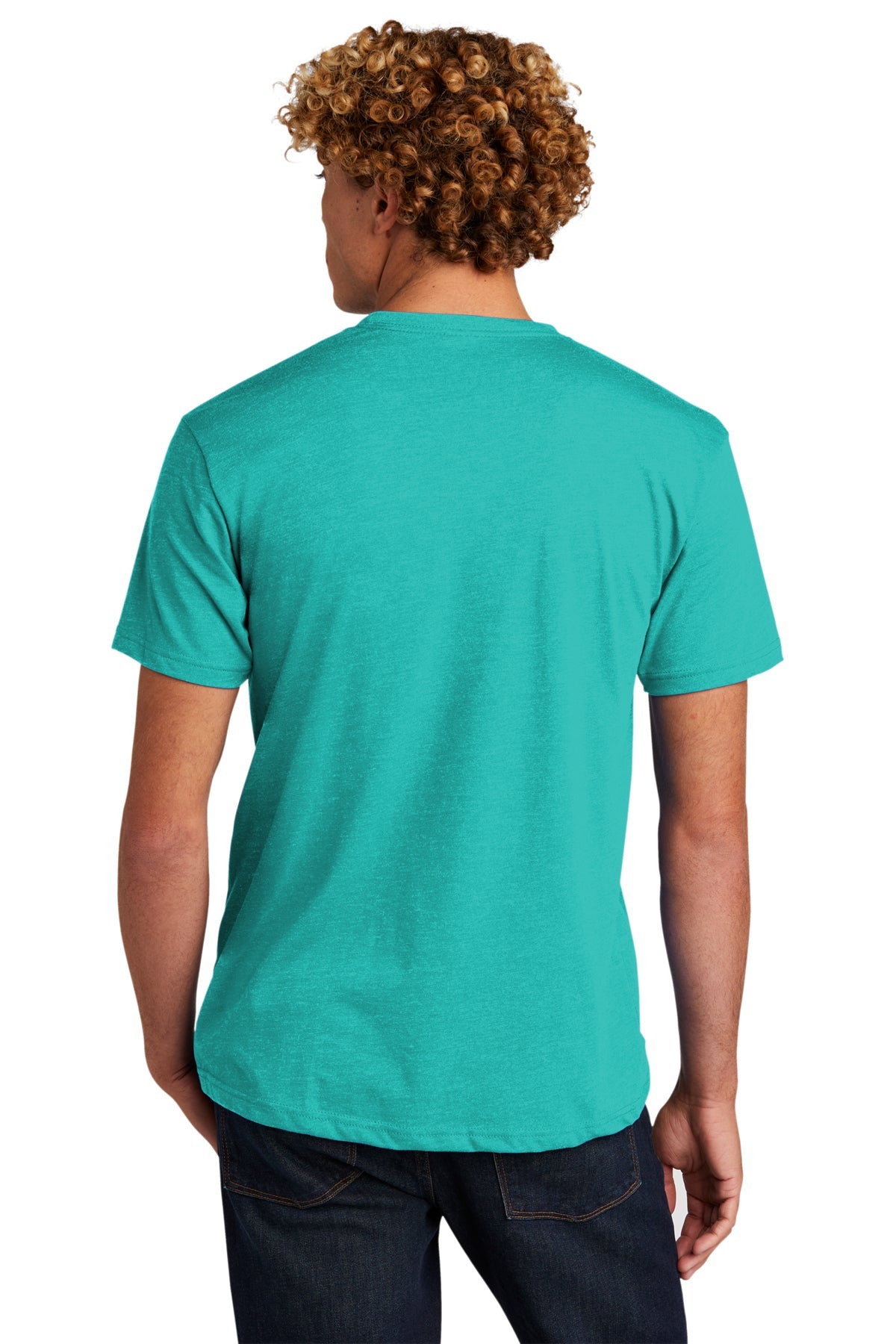 Next Level Unisex CVC Customized T-Shirts, Tahiti Blue