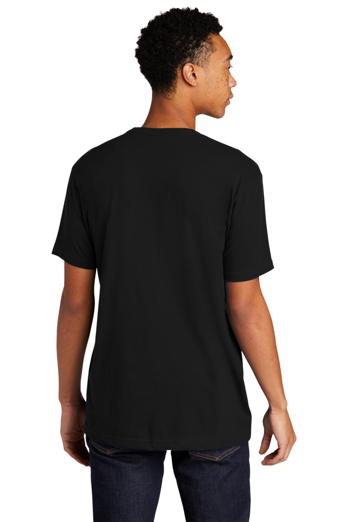 Next Level Unisex CVC Sueded Branded Tee's, Black