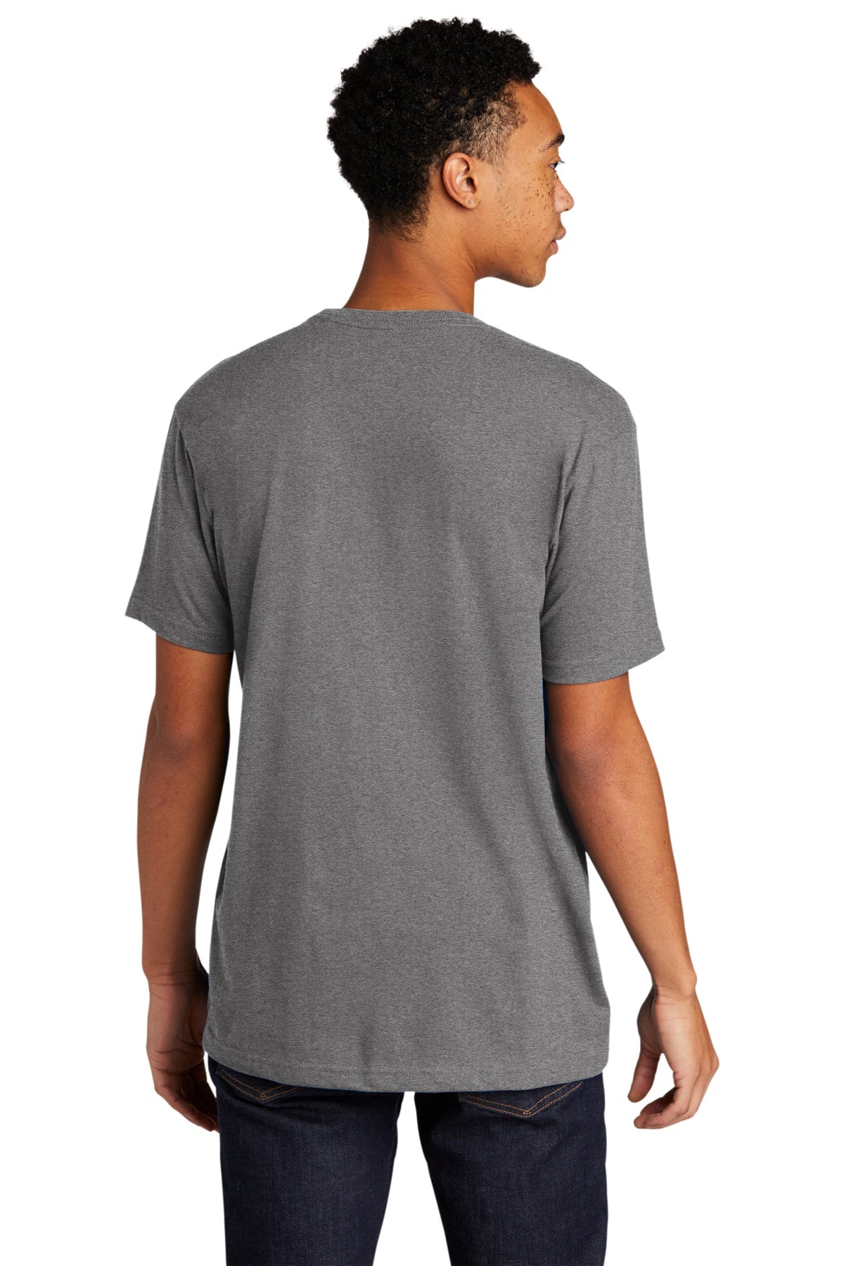 Next Level Unisex CVC Sueded Branded Tee's, Dark Heather Gray