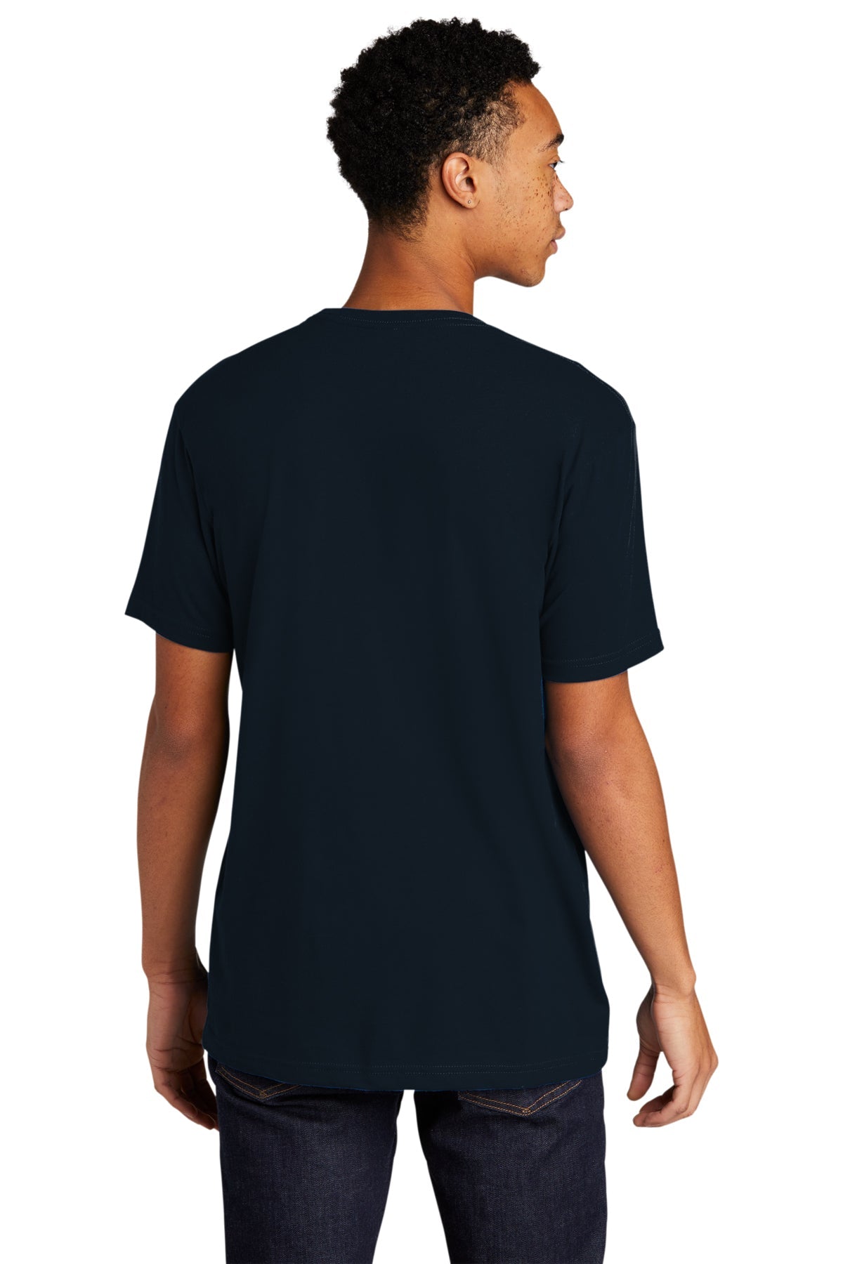 Next Level Unisex CVC Sueded Branded Tee's, Midnight Navy