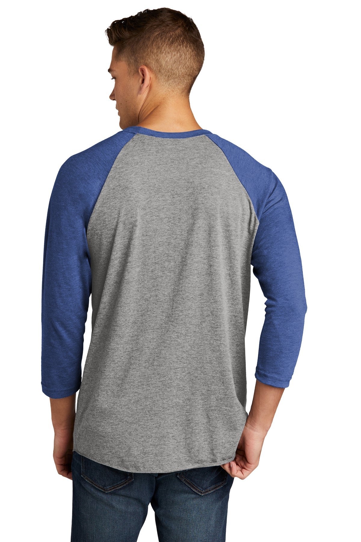 Next Level Unisex Triblend 3/4 Sleeve Raglan NL6051 VINT RYL/ PR HTR