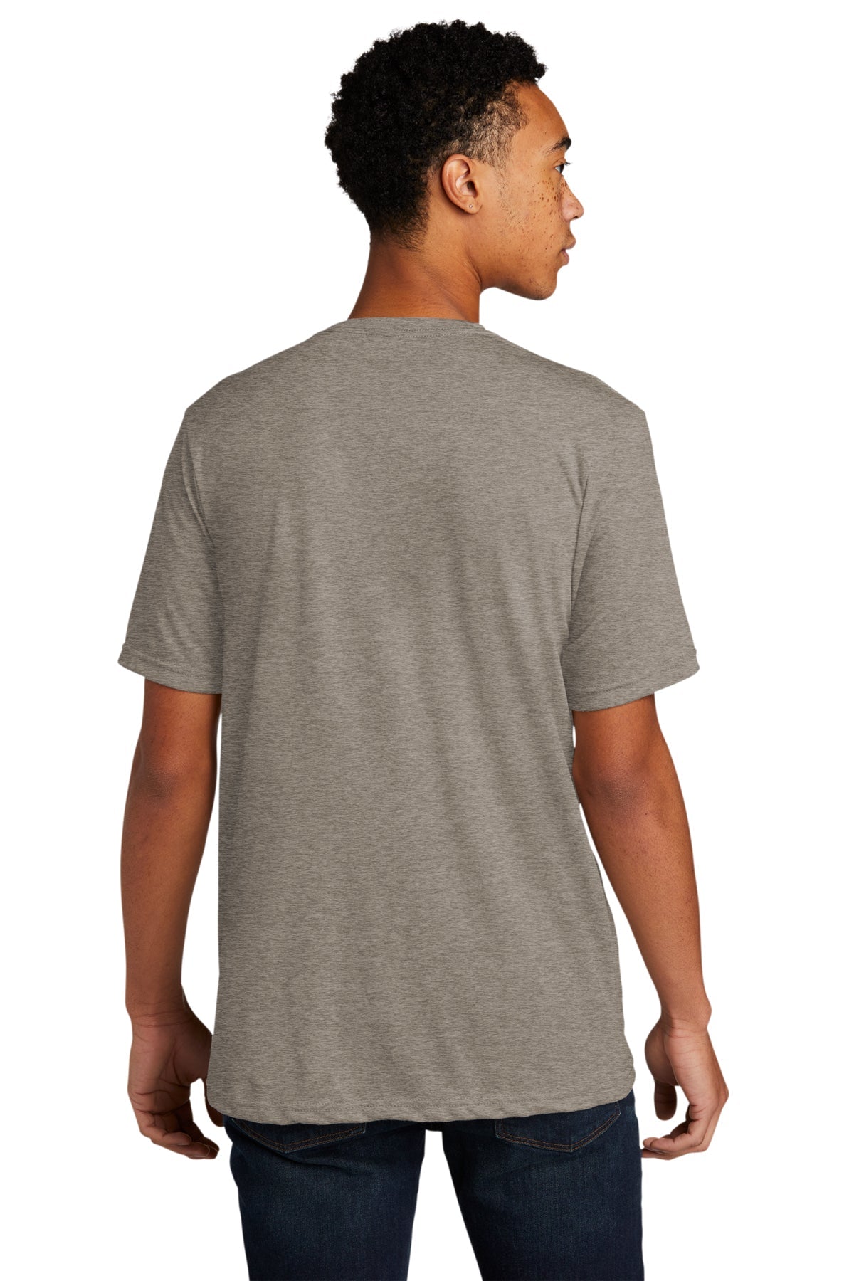 Next Level Unisex Poly Cotton Custom T-Shirts, Ash