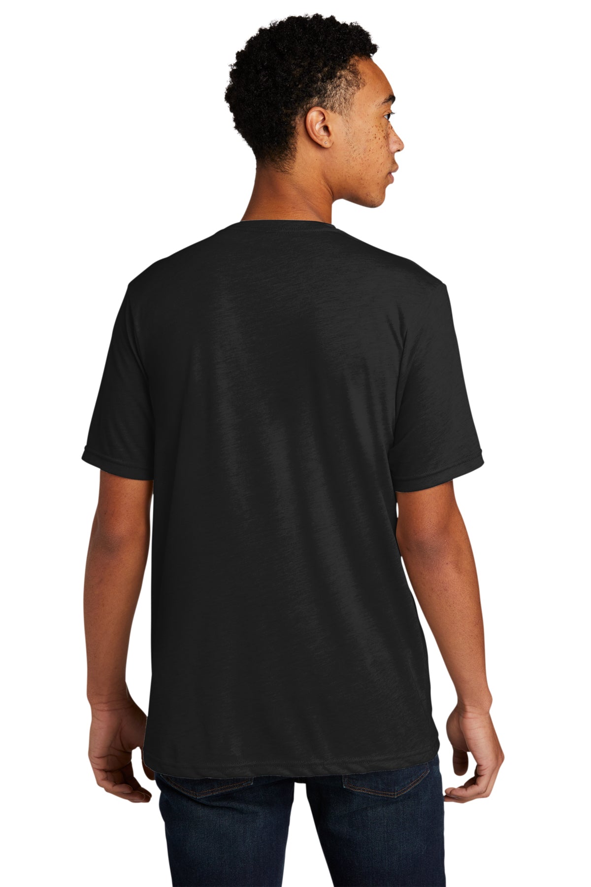 Next Level Unisex Poly Cotton Custom T-Shirts, Black