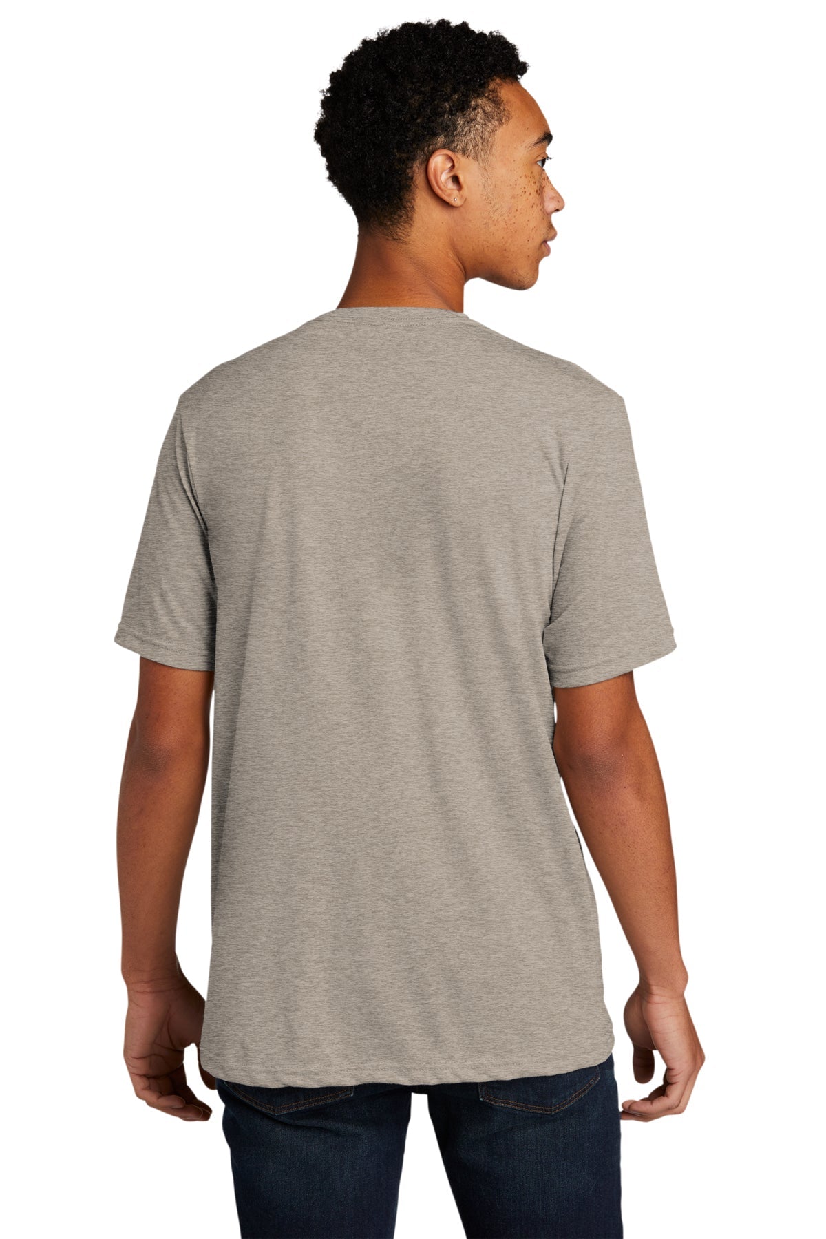 Next Level Unisex Poly Cotton Custom T-Shirts, Silver