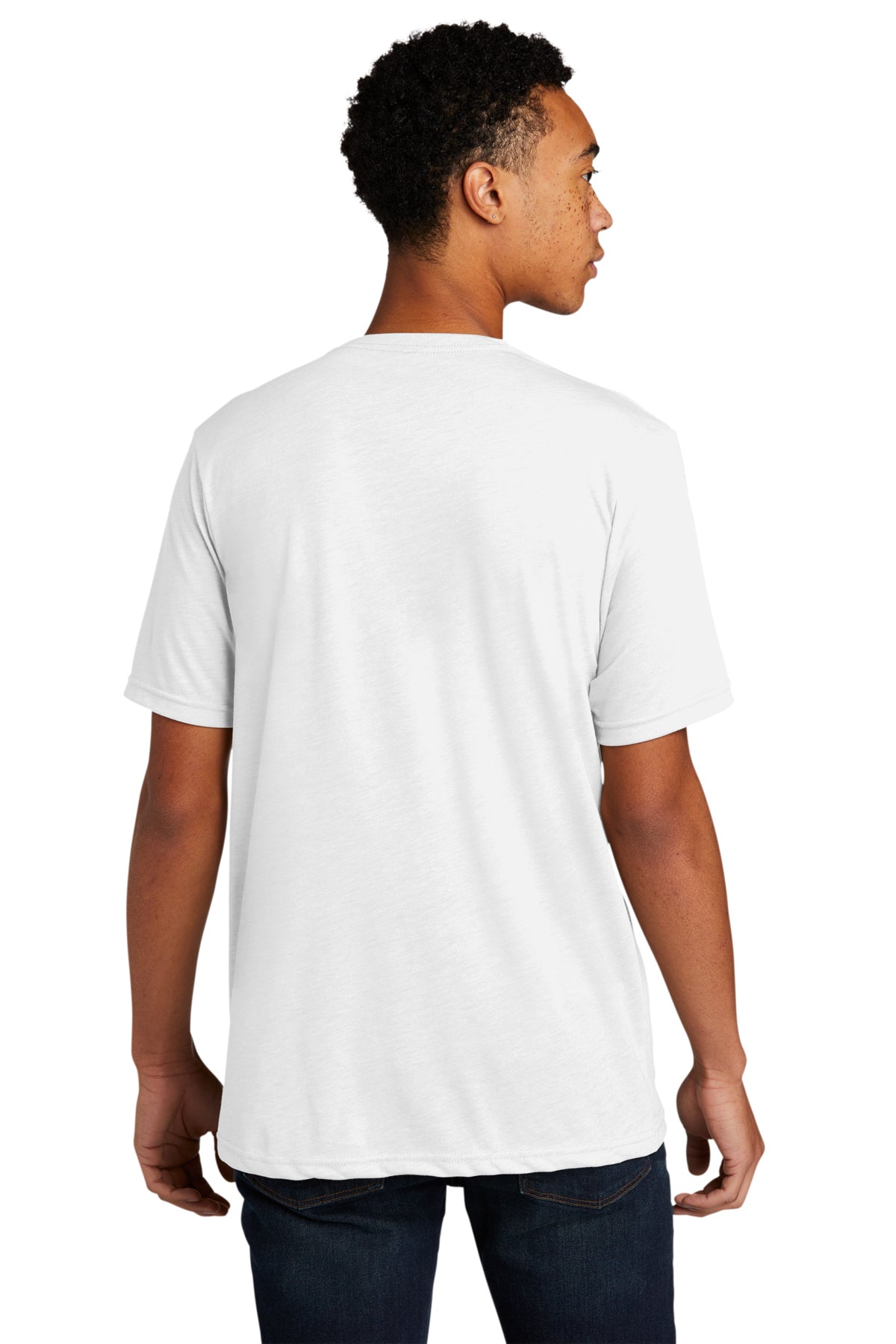 Next Level Unisex Poly Cotton Custom T-Shirts, White