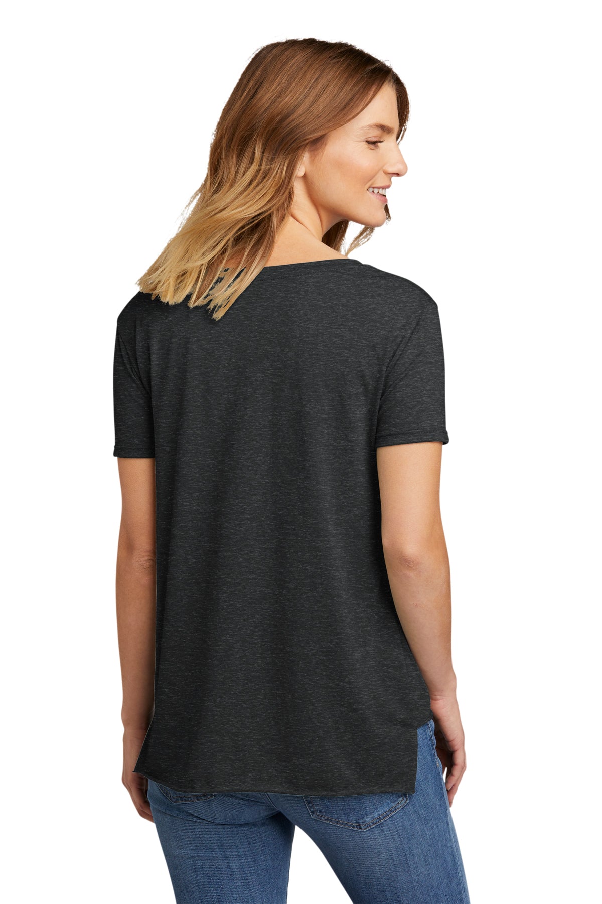 Next Level Women's Festival Scoop Neck Branded T-Shirts, Charcoal