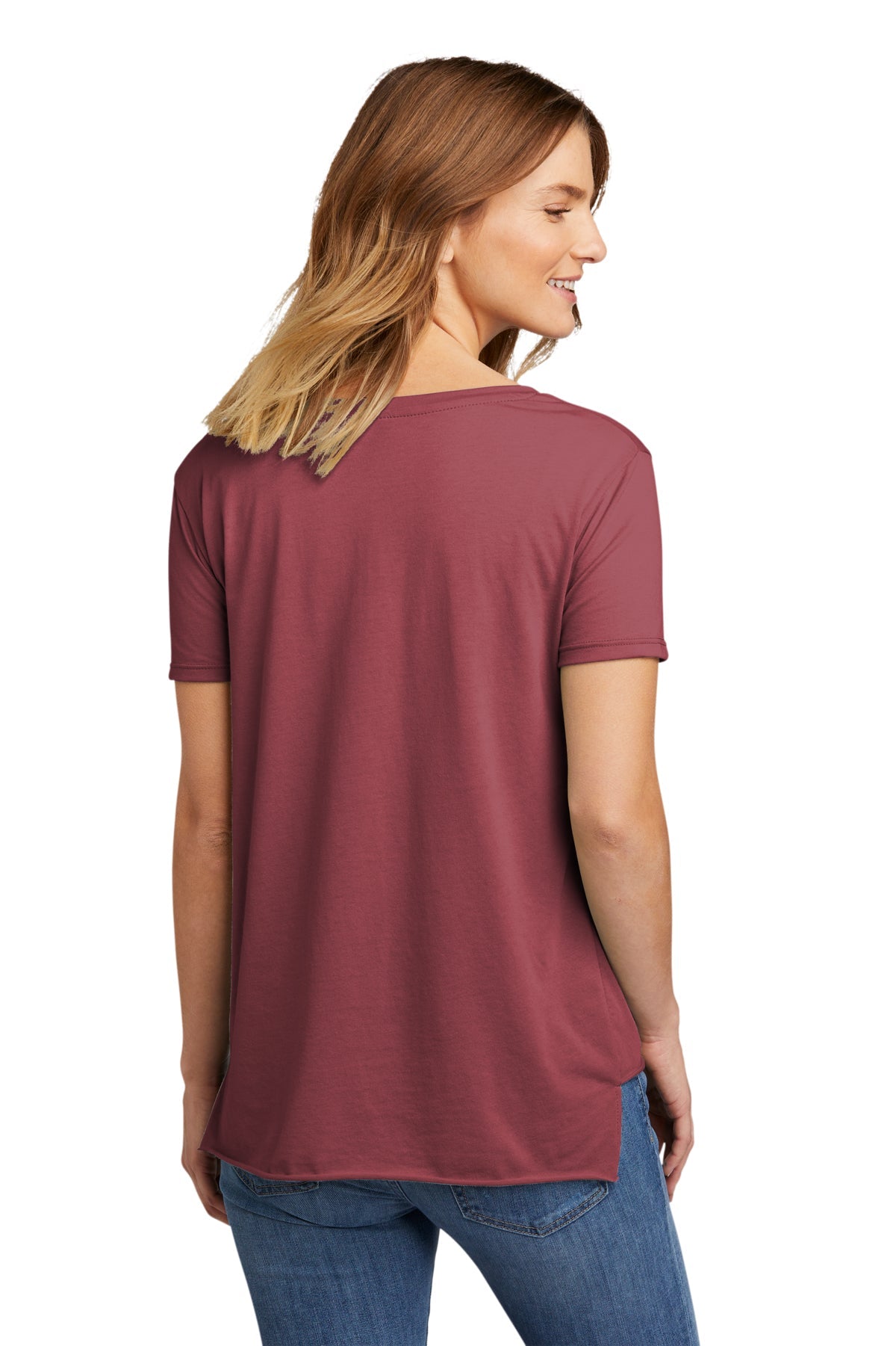 Next Level Women's Festival Scoop Neck Branded T-Shirts, Smoked Paprika