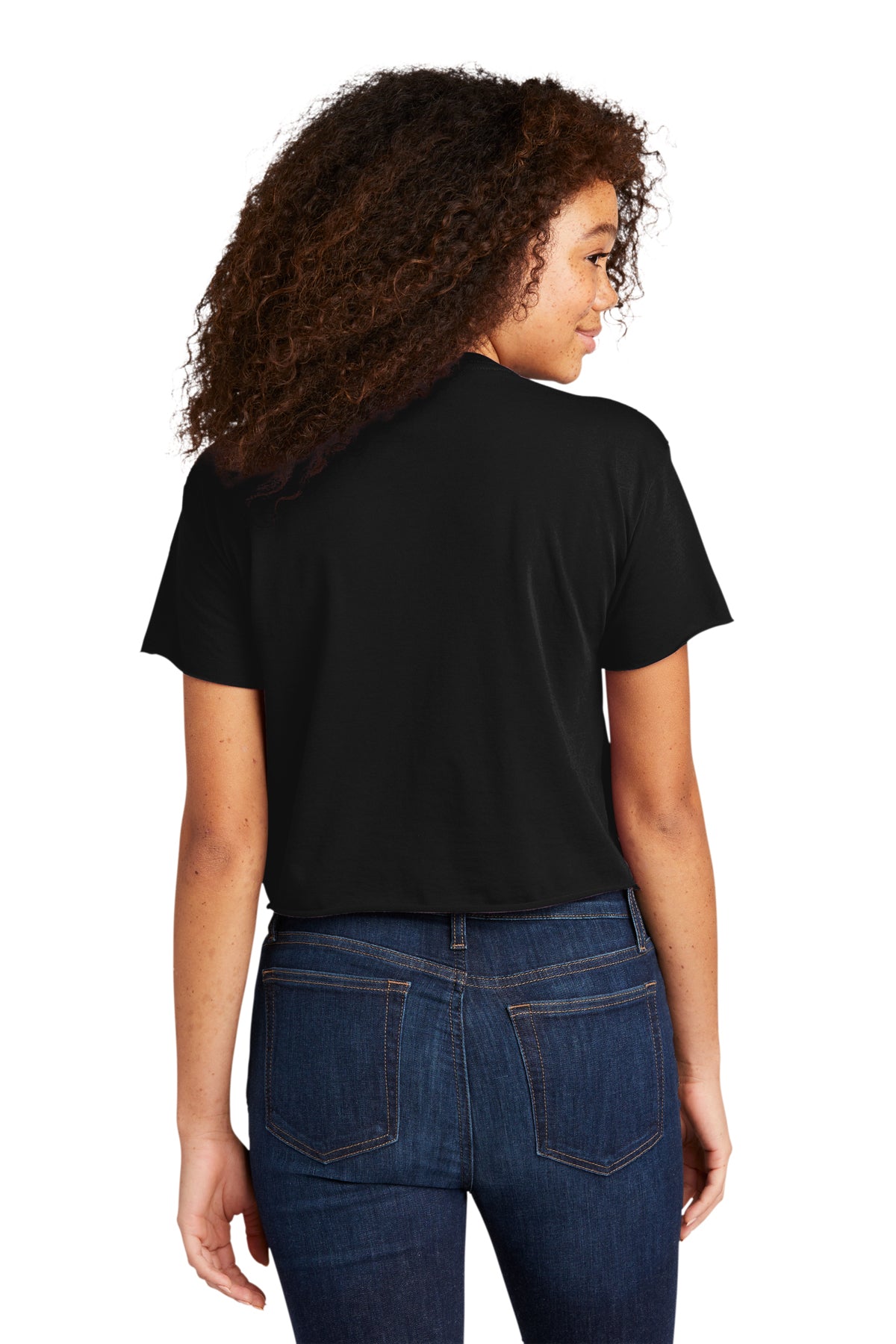 Next Level Women's Festival Cali Crop Custom Tee's, Black