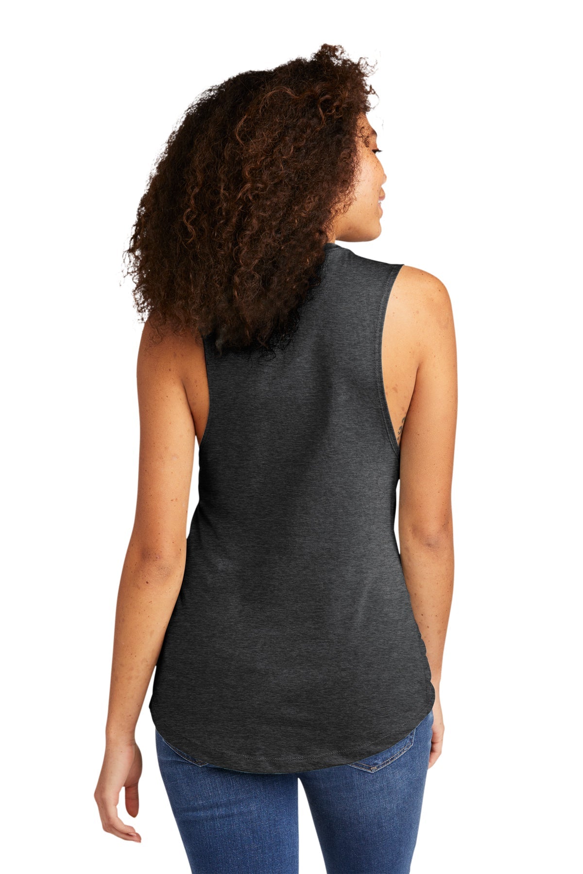 Next Level Women's Festival Customized Tank Tops, Charcoal