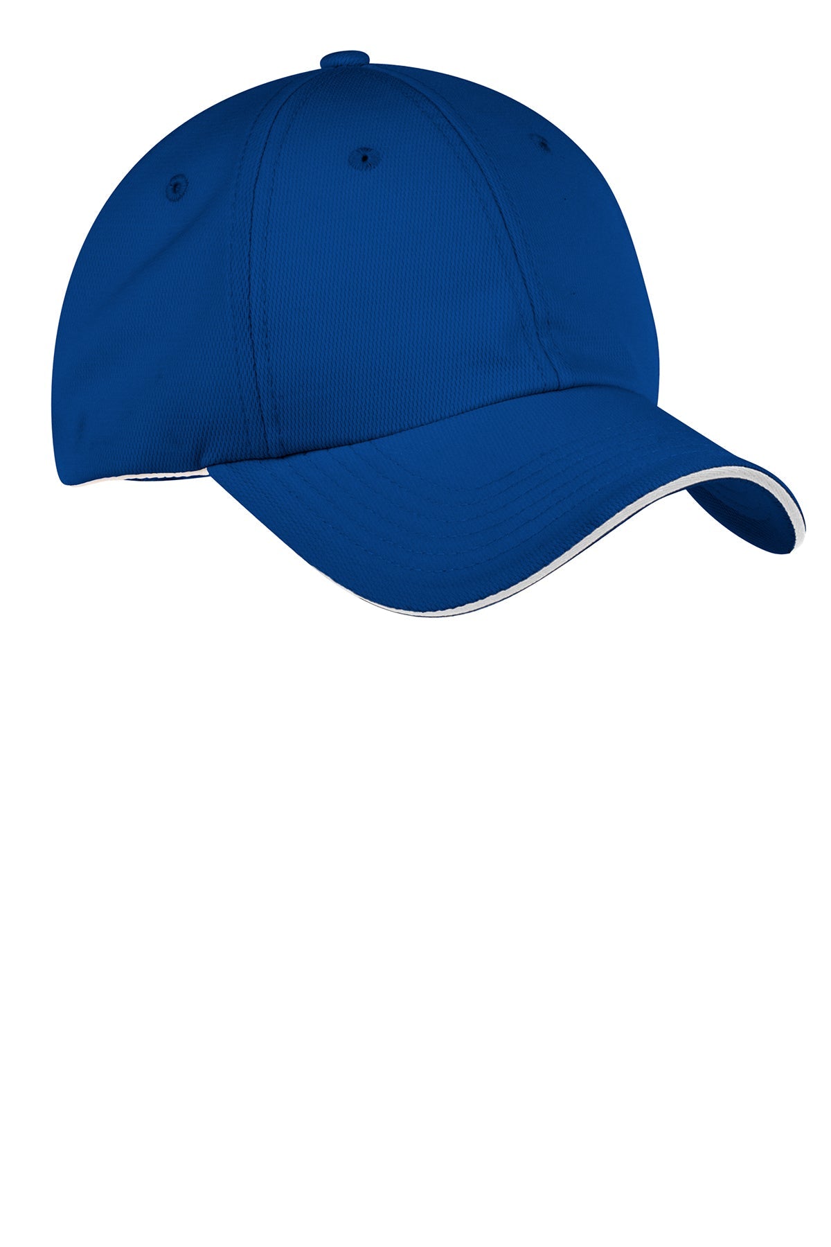 Port Authority Dry Zone Custom Caps, Royal/ White