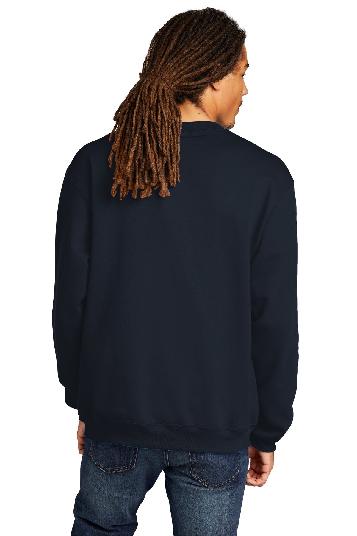 Champion Eco Fleece Crewneck Sweatshirt, Navy [Executive Construction]