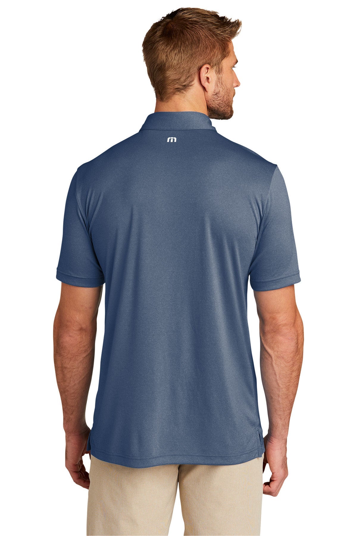 TravisMathew Coto Performance Polo Vintage Indigo Black