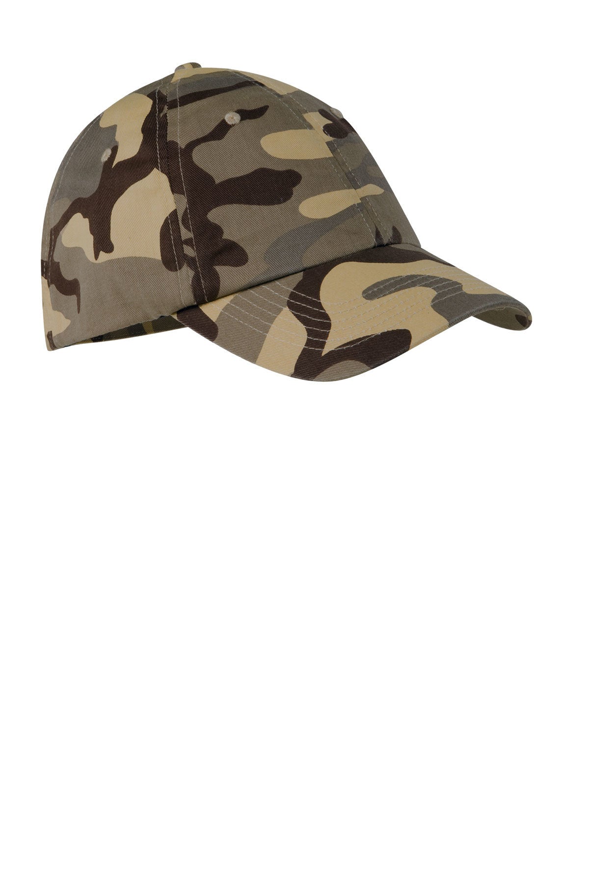 Port Authority Camouflage Custom Caps, Desert Camo