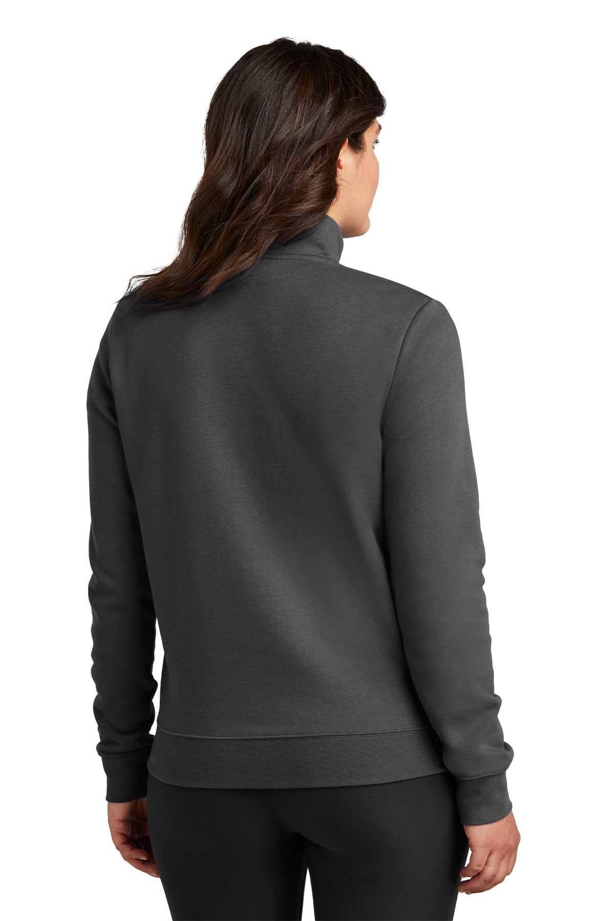 Nike Ladies Club Fleece Custom Quarter-Zips, Anthracite