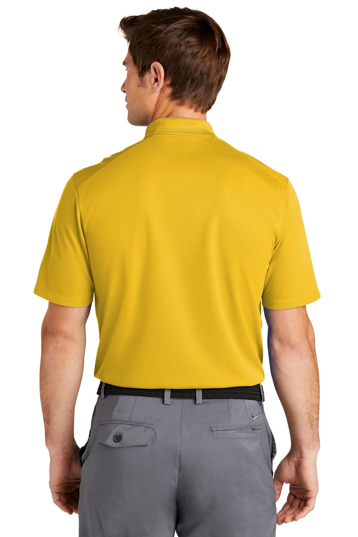 Nike Dri-FIT Micro Pique Customized Polos, Varsity Maize [Myers Home Buyers]