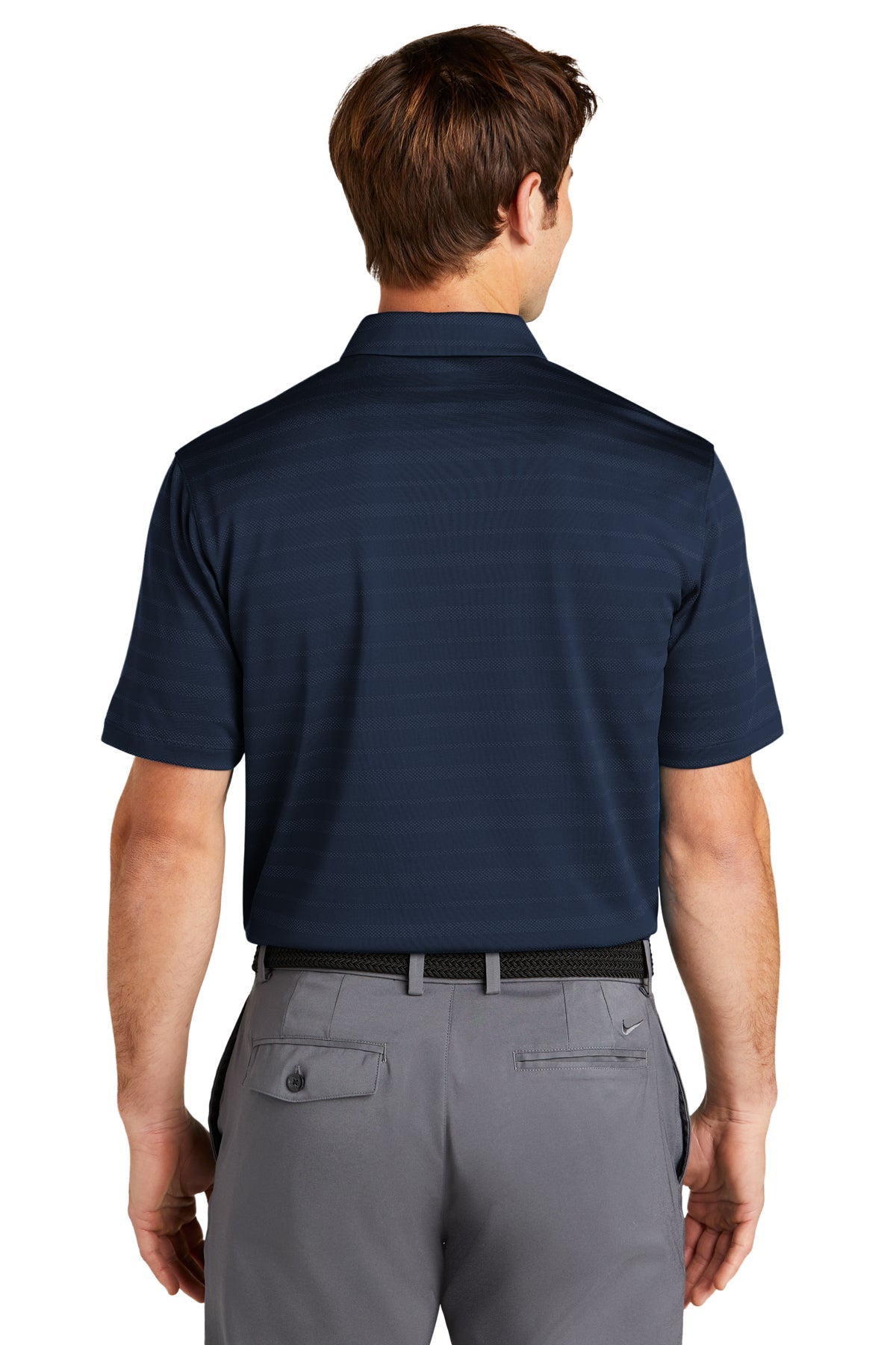 Nike Dri-FIT Vapor Jacquard Customized Polos, Navy