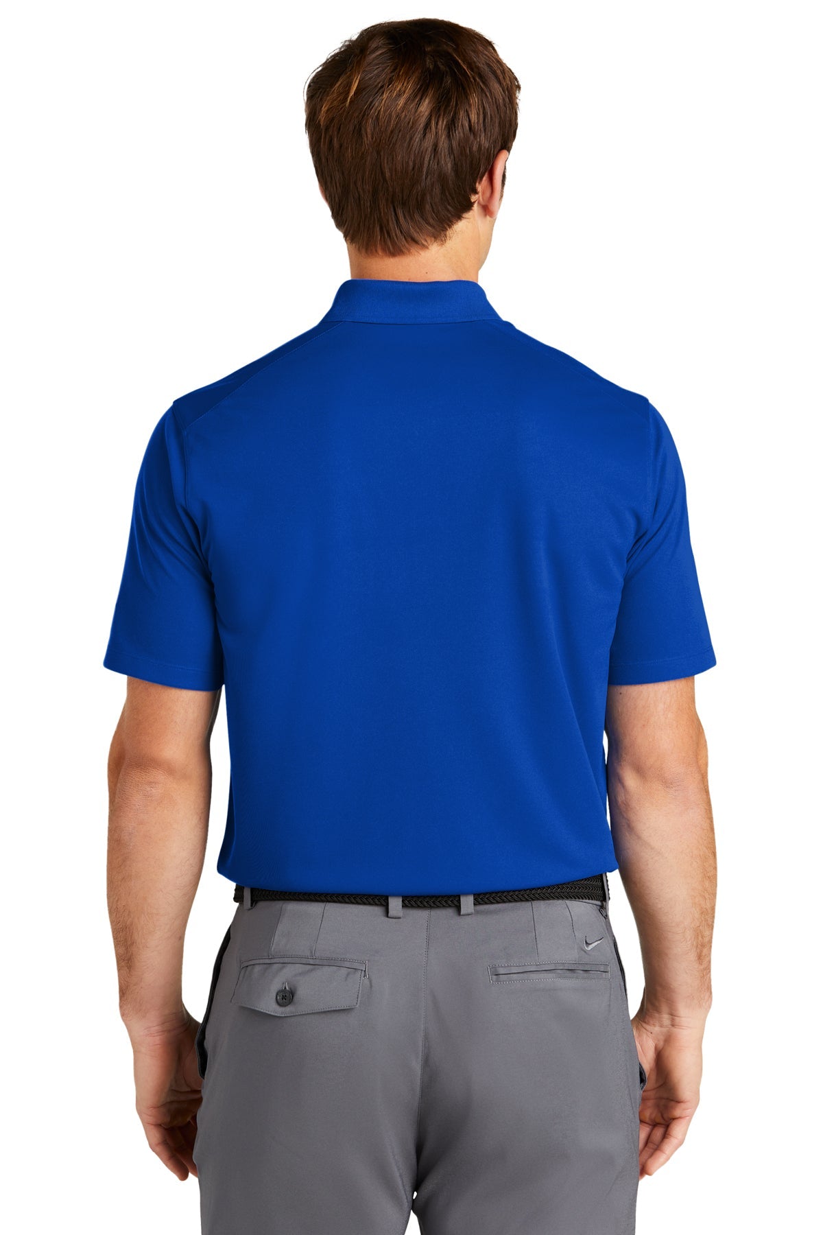 Nike Dri-FIT Micro Pique Custom Pocket Polos, Game Royal [Ivey Mechanical Company]