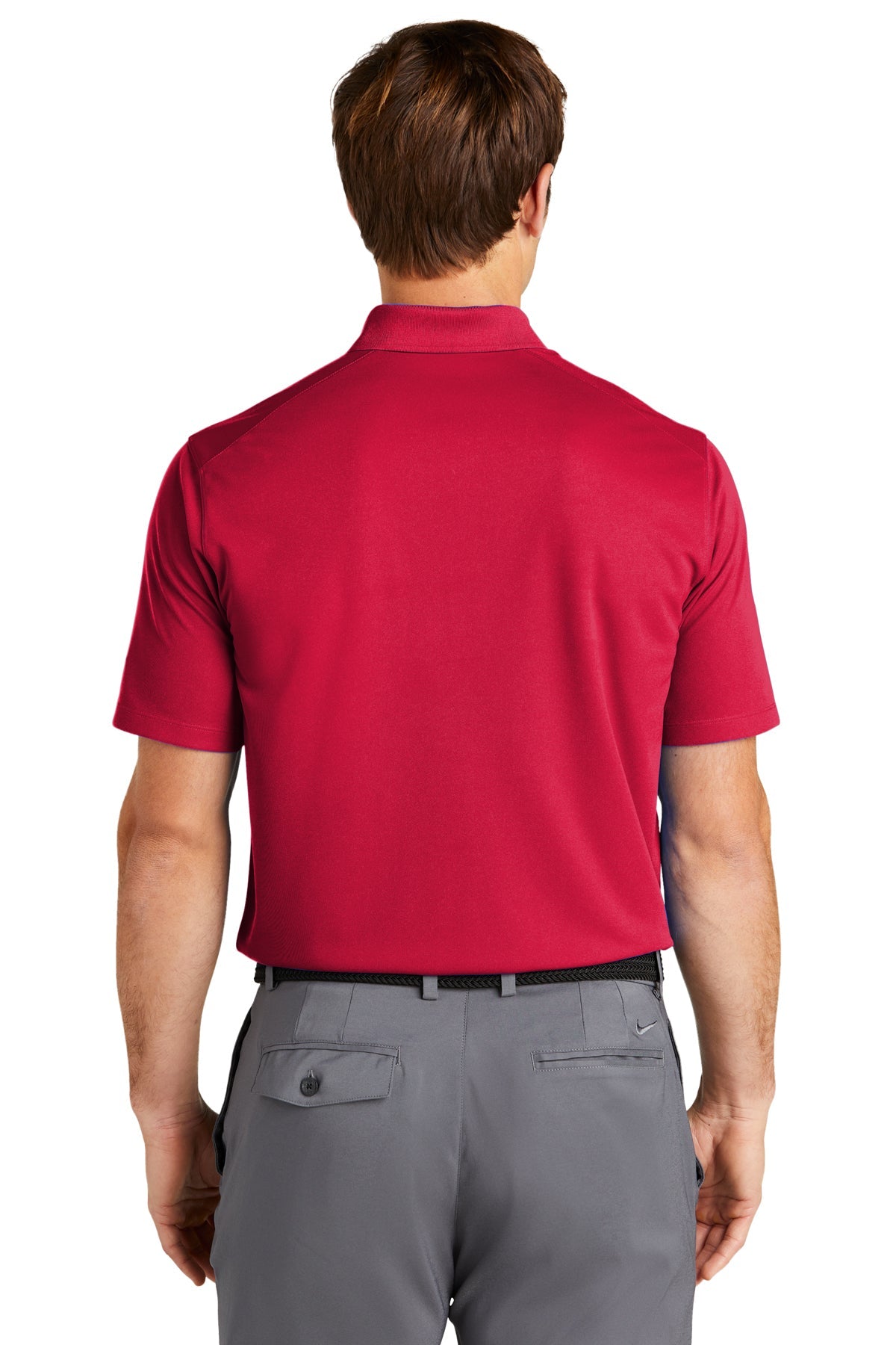 Nike Dri-FIT Micro Pique Custom Pocket Polos, University Red [St Louis Music]