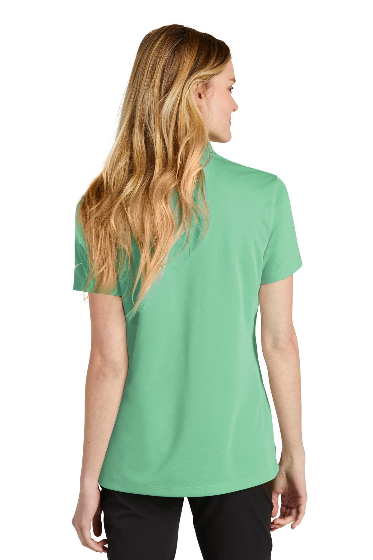 Nike Ladies Dri-FIT Micro Pique Customized Polos, Mint
