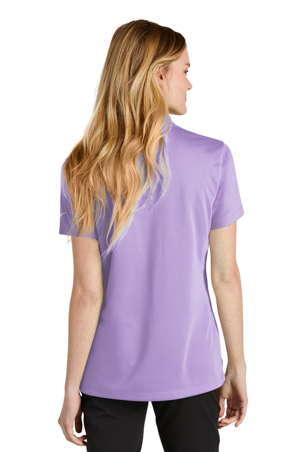 Nike Ladies Dri-FIT Micro Pique Customized Polos, Urban Lilac
