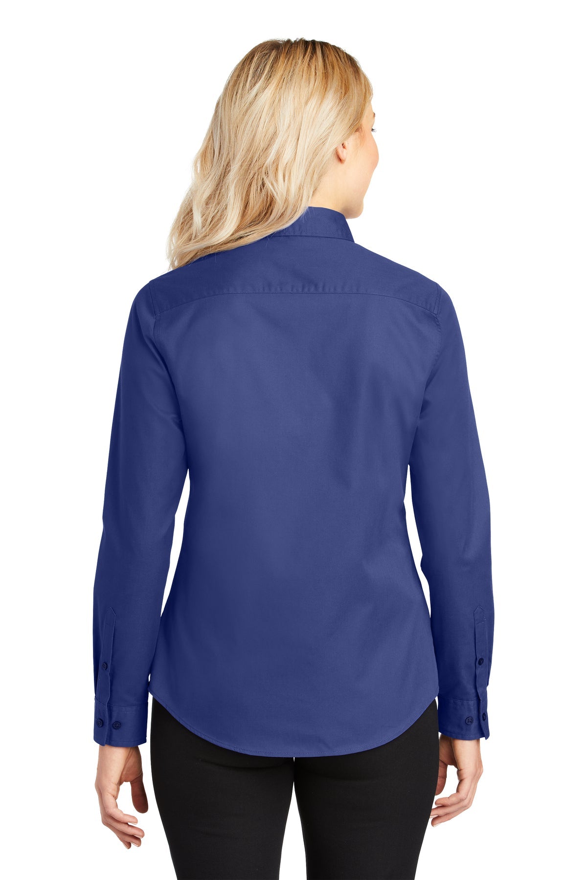 port authority_l608 _mediterranean blue_company_logo_button downs