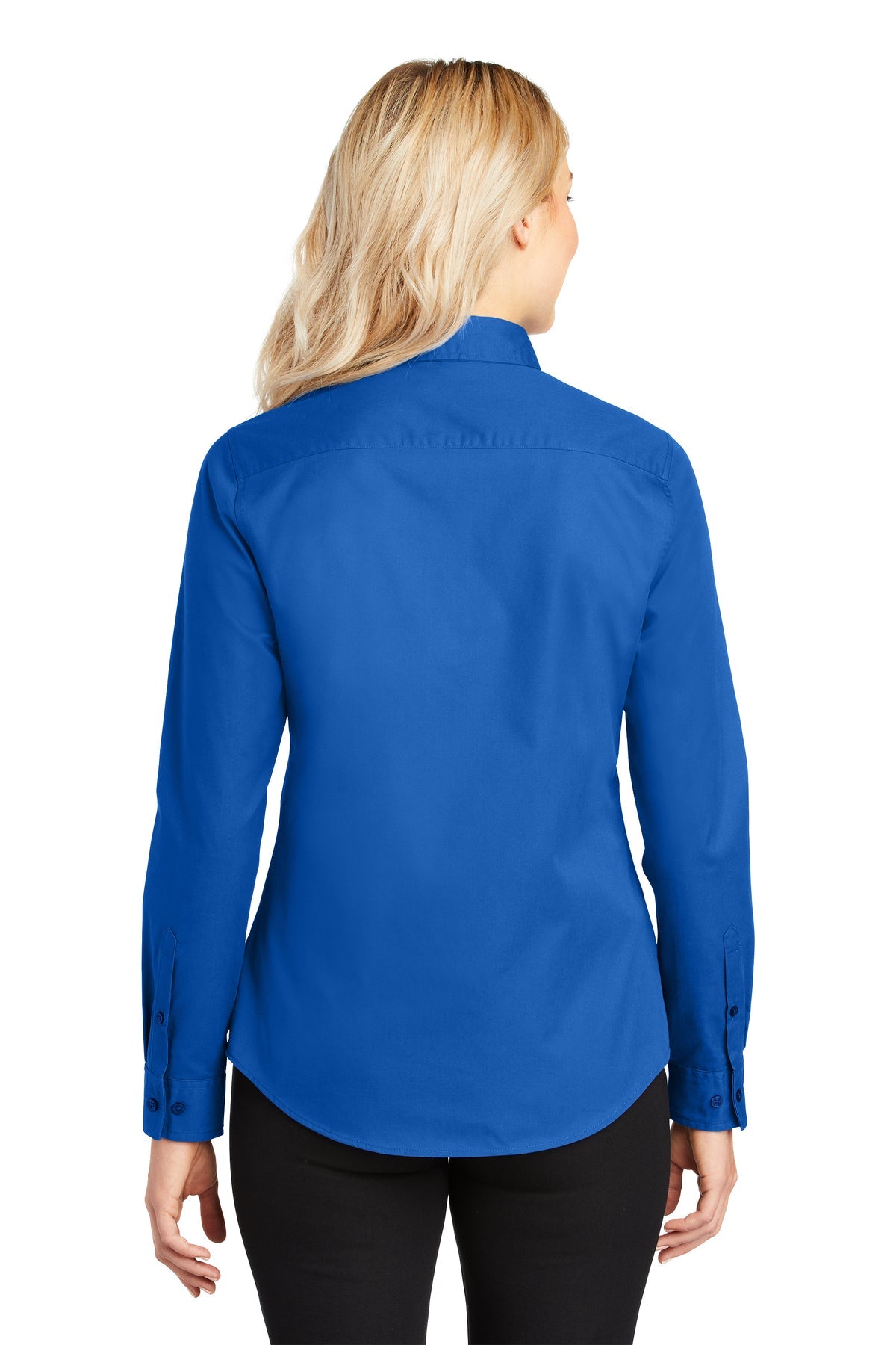port authority_l608 _strong blue_company_logo_button downs