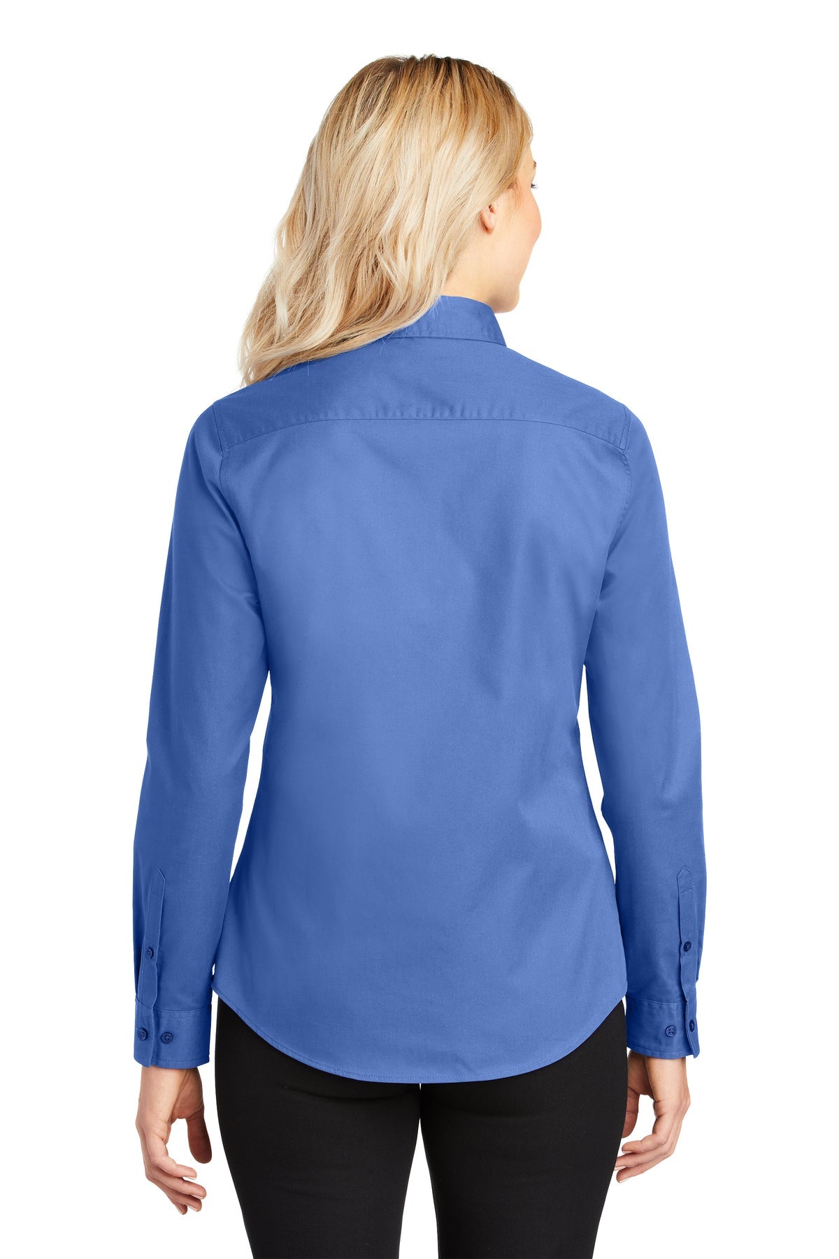 port authority_l608 _ultramarine blue_company_logo_button downs