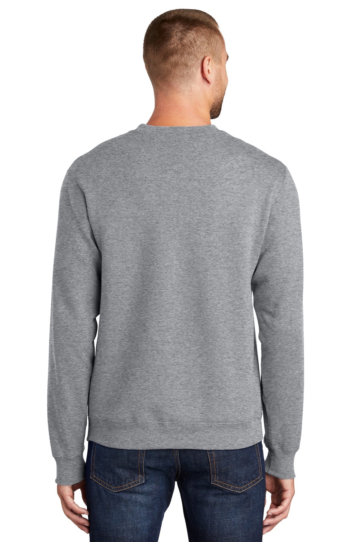 port & company_pc90 _athletic heather_company_logo_sweatshirts