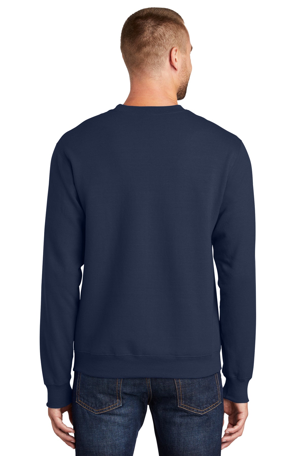 port & company_pc90 _navy_company_logo_sweatshirts