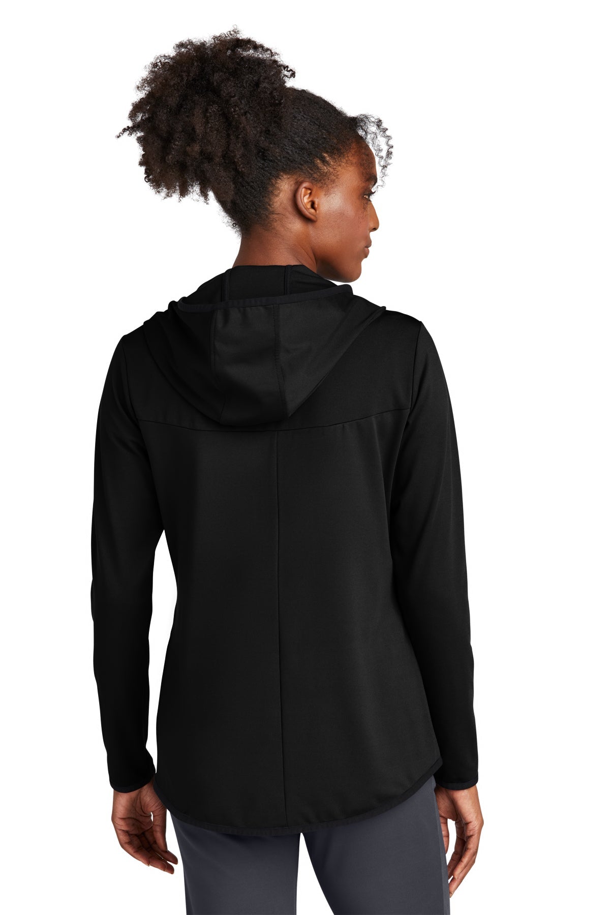 Sport-Tek Ladies Branded Circuit Hooded Full-Zip, Deep Black [Mosaic Animal Emergency and Specialty]